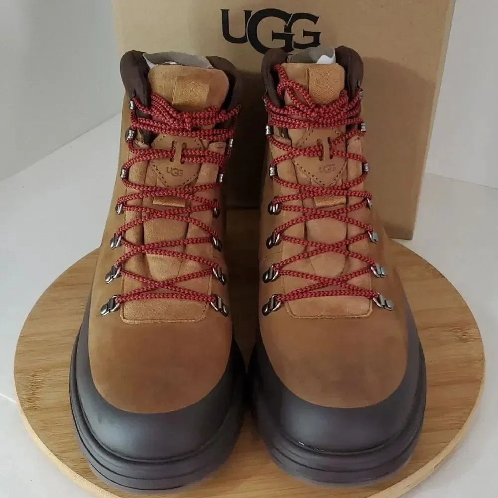 UGG Biltmore Hiker Men's Boot Oak Size 12 Waterproof Leather NIB